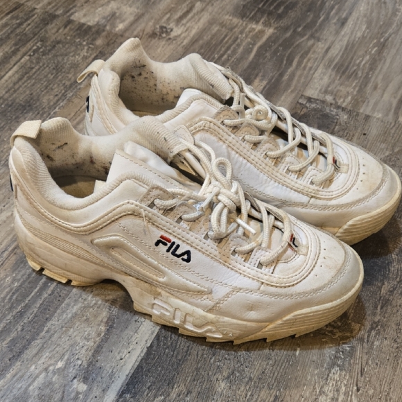 Fila Shoes - Fila Off-White Athletic Shoes